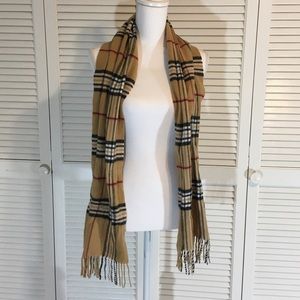 Cashmink V. Fraas Made in Germany Plaid Scarf